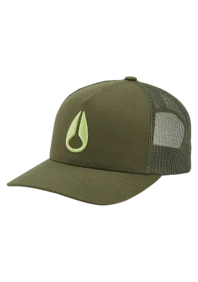 Iconed Trucker Hat - Olive