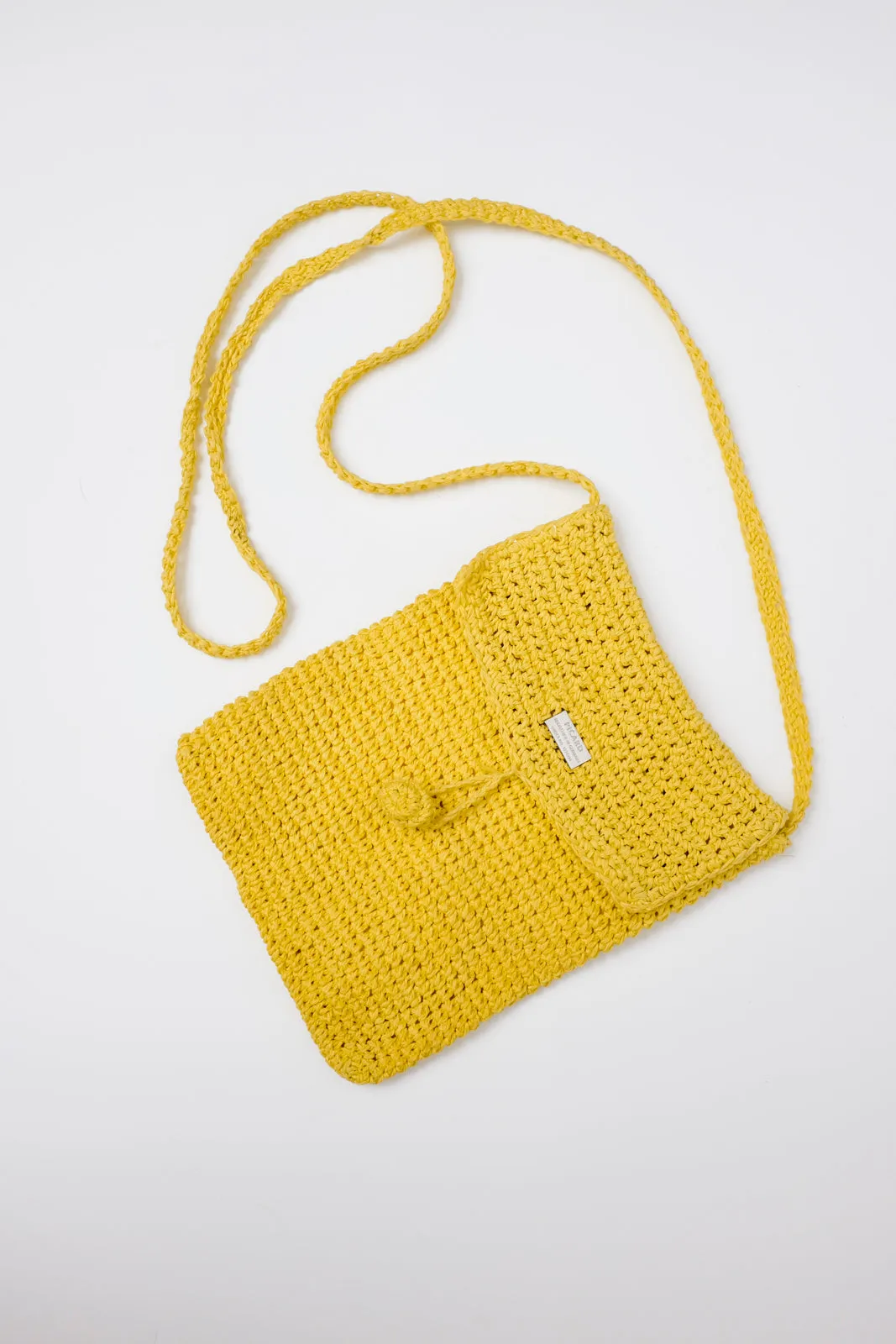 0001_YELLOW PICARD CROCHET BAG