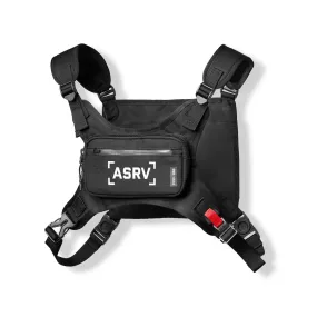 0634. Waterproof Cordura® Conditioning Chest Pack - Black/White