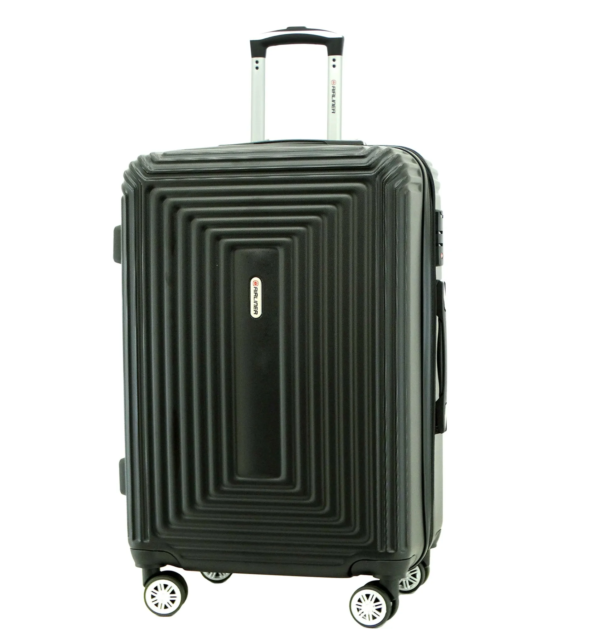 1726BK1, Airliner - Suitcase Medium 24" (Black)