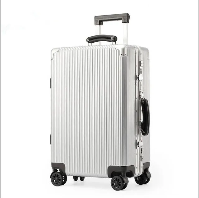 2018 New Business Mute Trolley Case Tsa Customs Lock Universal Wheel Convenient Suitcase 20/24 Inch