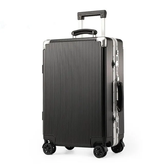 2018 New Business Mute Trolley Case Tsa Customs Lock Universal Wheel Convenient Suitcase 20/24 Inch