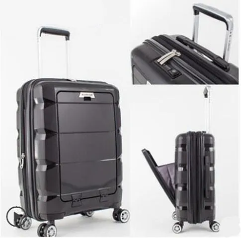 20/24 Computer Loptop Suitcase Rolling Luggage Hardside Spinner Trolley Bag Travel Boarding Mala De