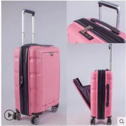 20/24 Computer Loptop Suitcase Rolling Luggage Hardside Spinner Trolley Bag Travel Boarding Mala De