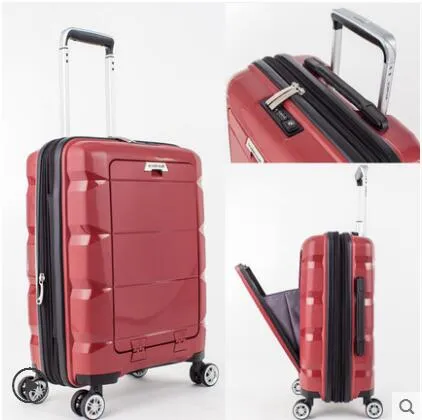 20/24 Computer Loptop Suitcase Rolling Luggage Hardside Spinner Trolley Bag Travel Boarding Mala De