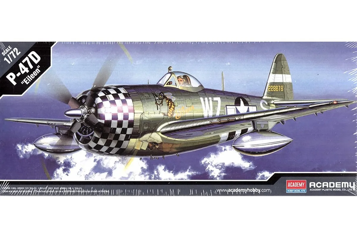 Academy 1/72 Republic P-47D Thunderbolt Bubbletop "Eileen"