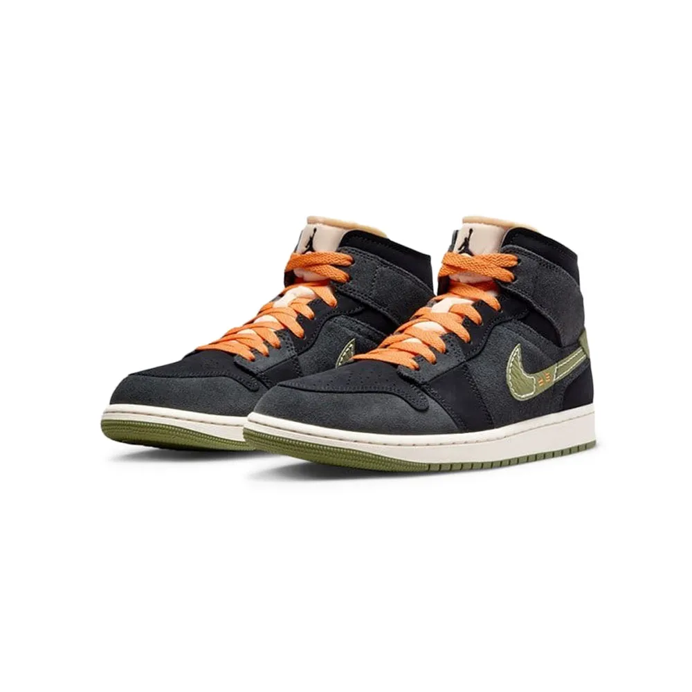 Air Jordan 1 Mid SE Craft (Anthracite/Light Olive)