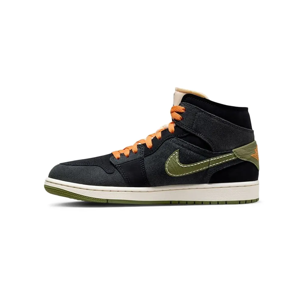 Air Jordan 1 Mid SE Craft (Anthracite/Light Olive)