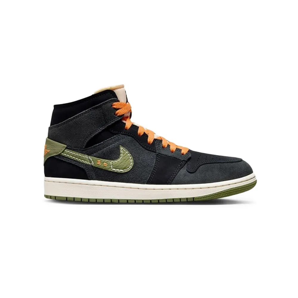 Air Jordan 1 Mid SE Craft (Anthracite/Light Olive)