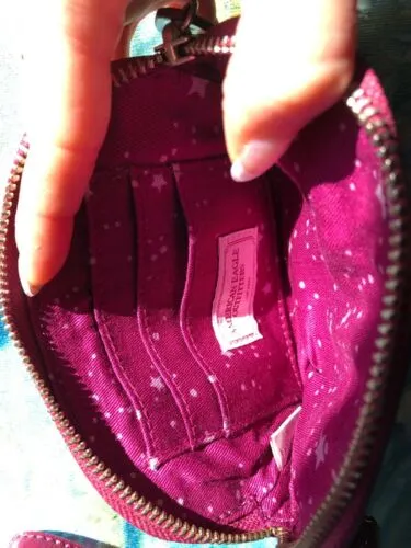 American Eagle Outfitters AEO Raspberry Red Patent Leather Clutch Bag Purse