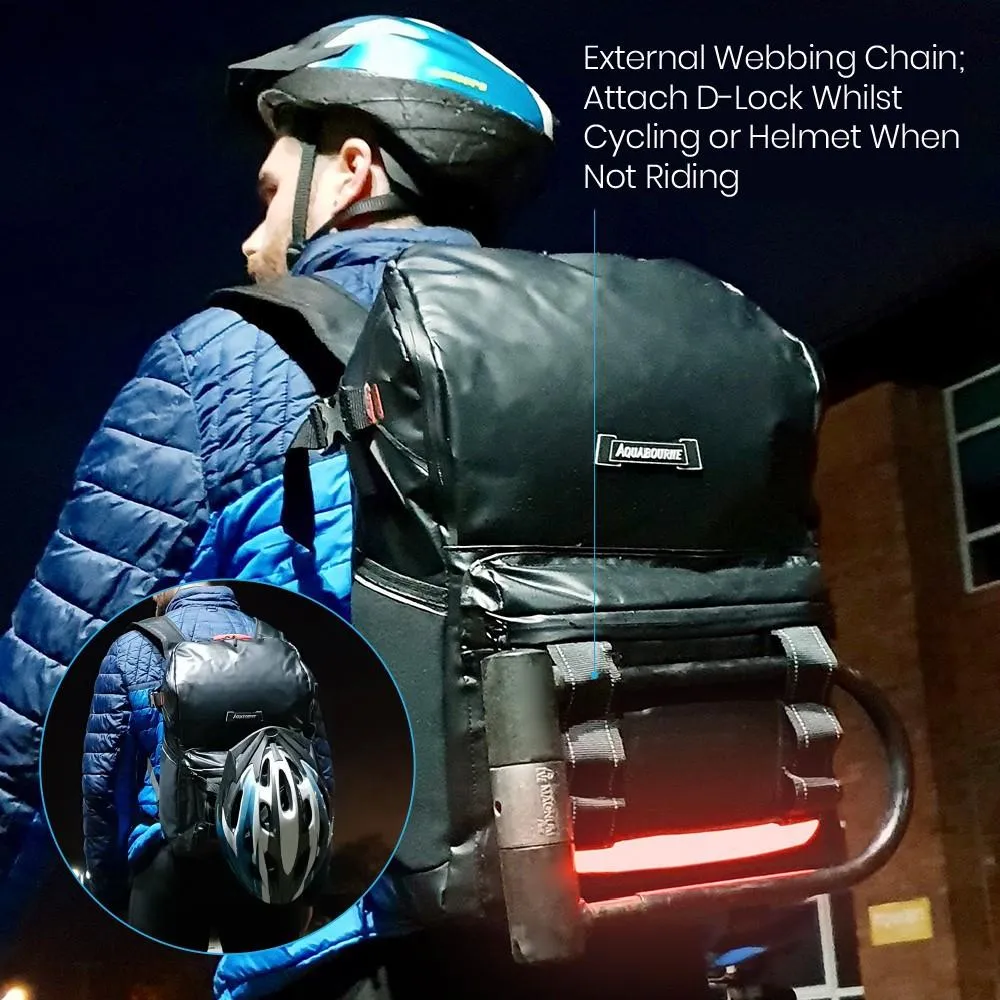 Aquabourne Midnight Waterproof Cycling Backpack