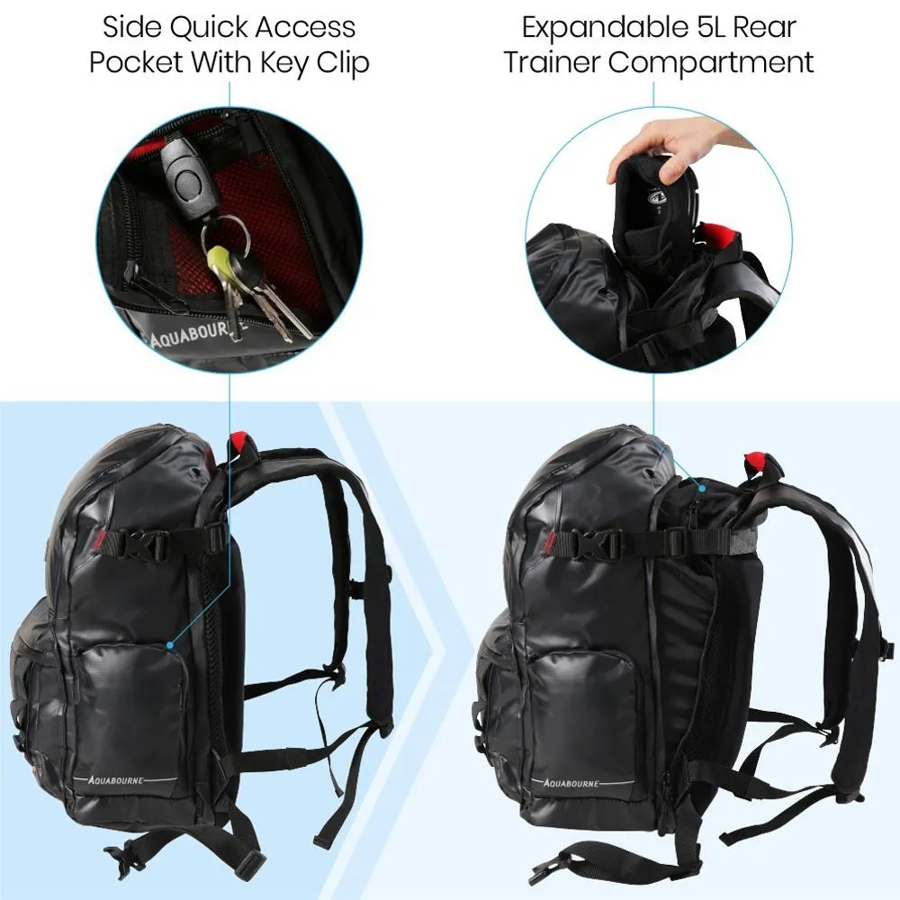 Aquabourne Midnight Waterproof Cycling Backpack