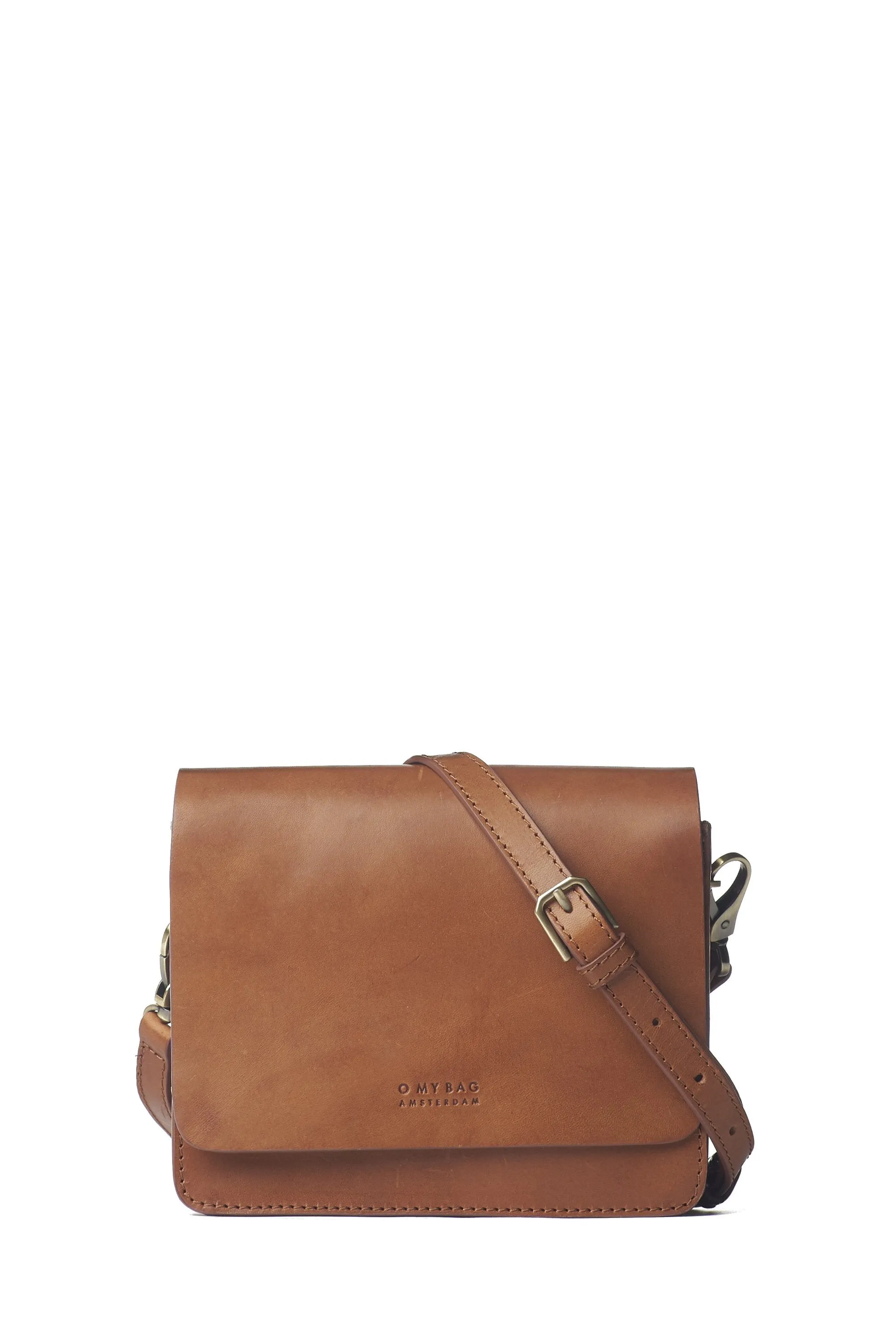 audrey mini cognac classic leather