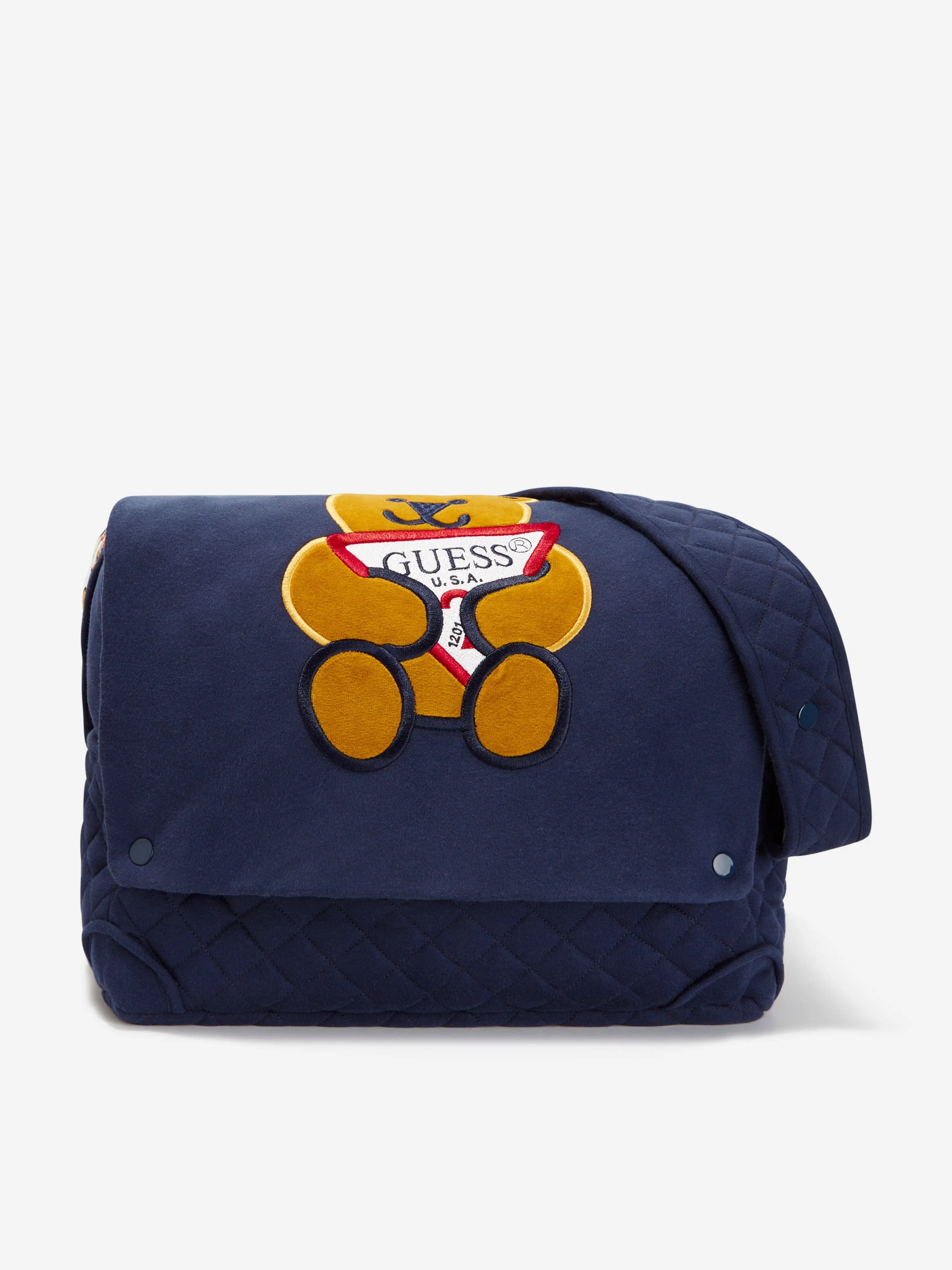 Baby Bear Logo Changing Bag in Navy