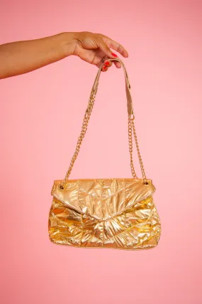 Blending In Shoulder Bag - Gold - FINAL SALE