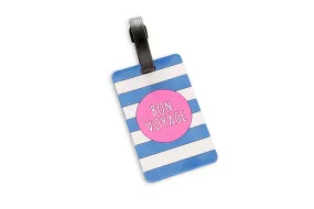 Bon Voyage  Wording Travel Luggage Tag