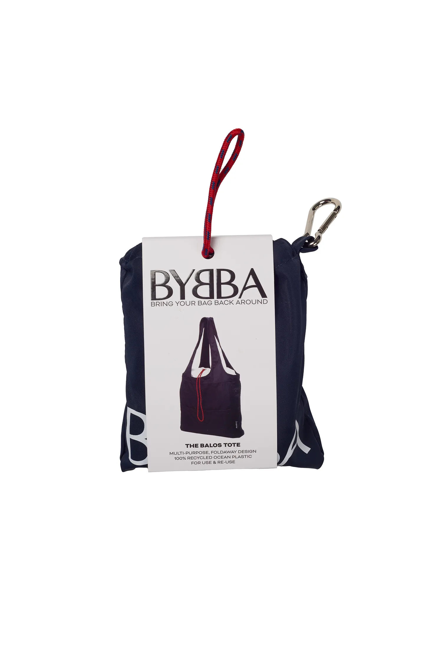 BYBBA THE BALOS FOLDAWAY BAG // NAUTICAL NAVY