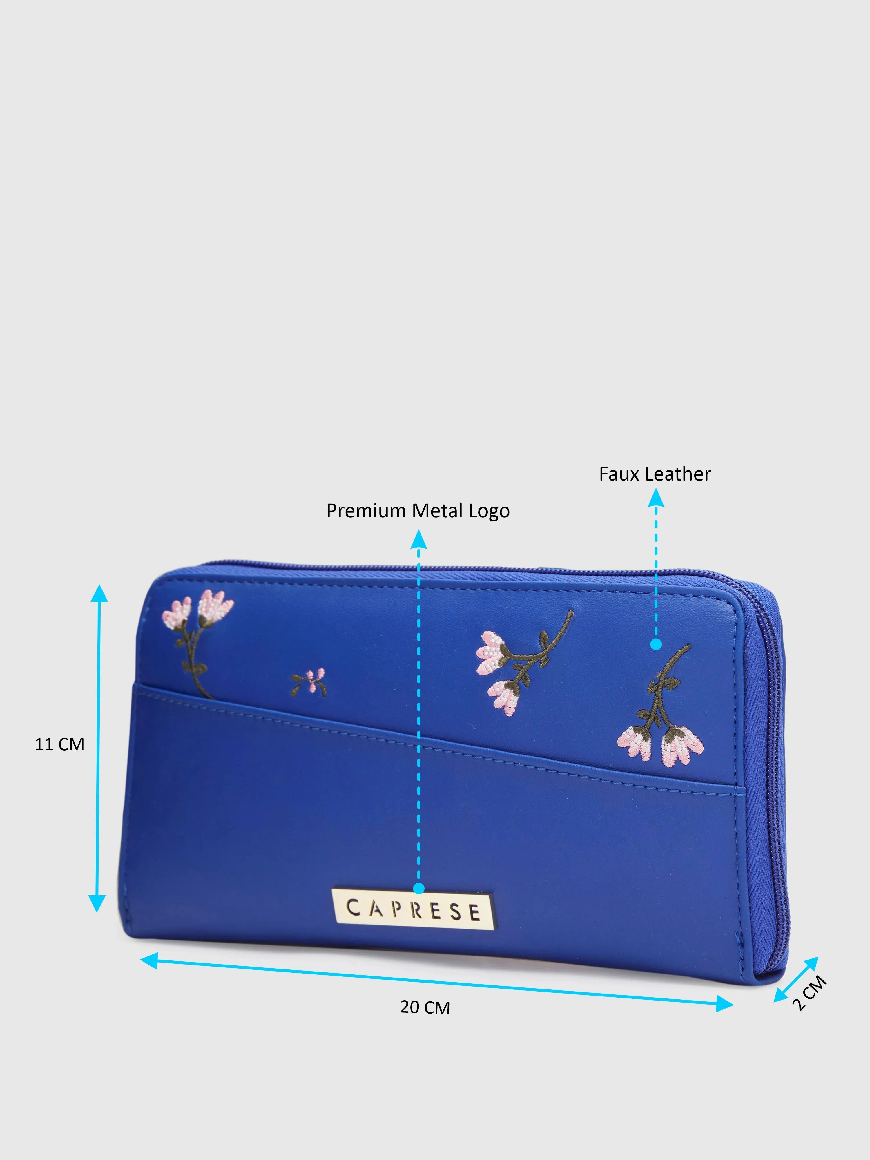 Caprese Adah Wallet Large Blue