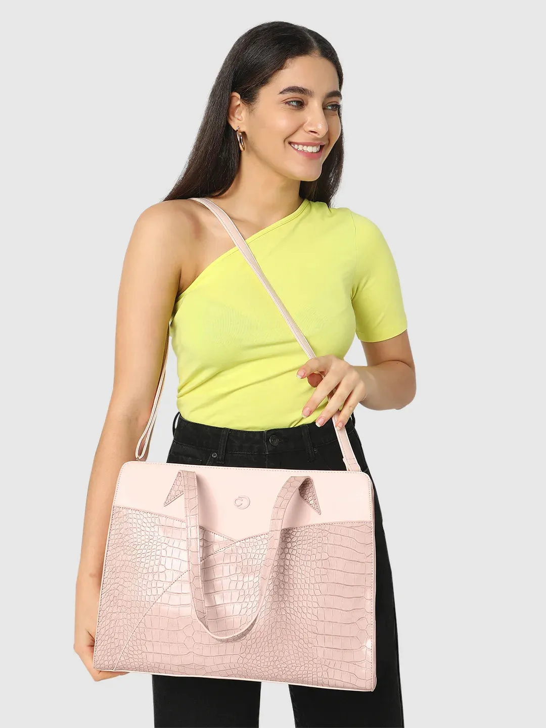 Caprese Cabo Laptop Satchel Large Blush