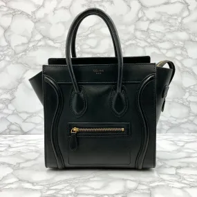 CELINE Luggage Micro Shopper