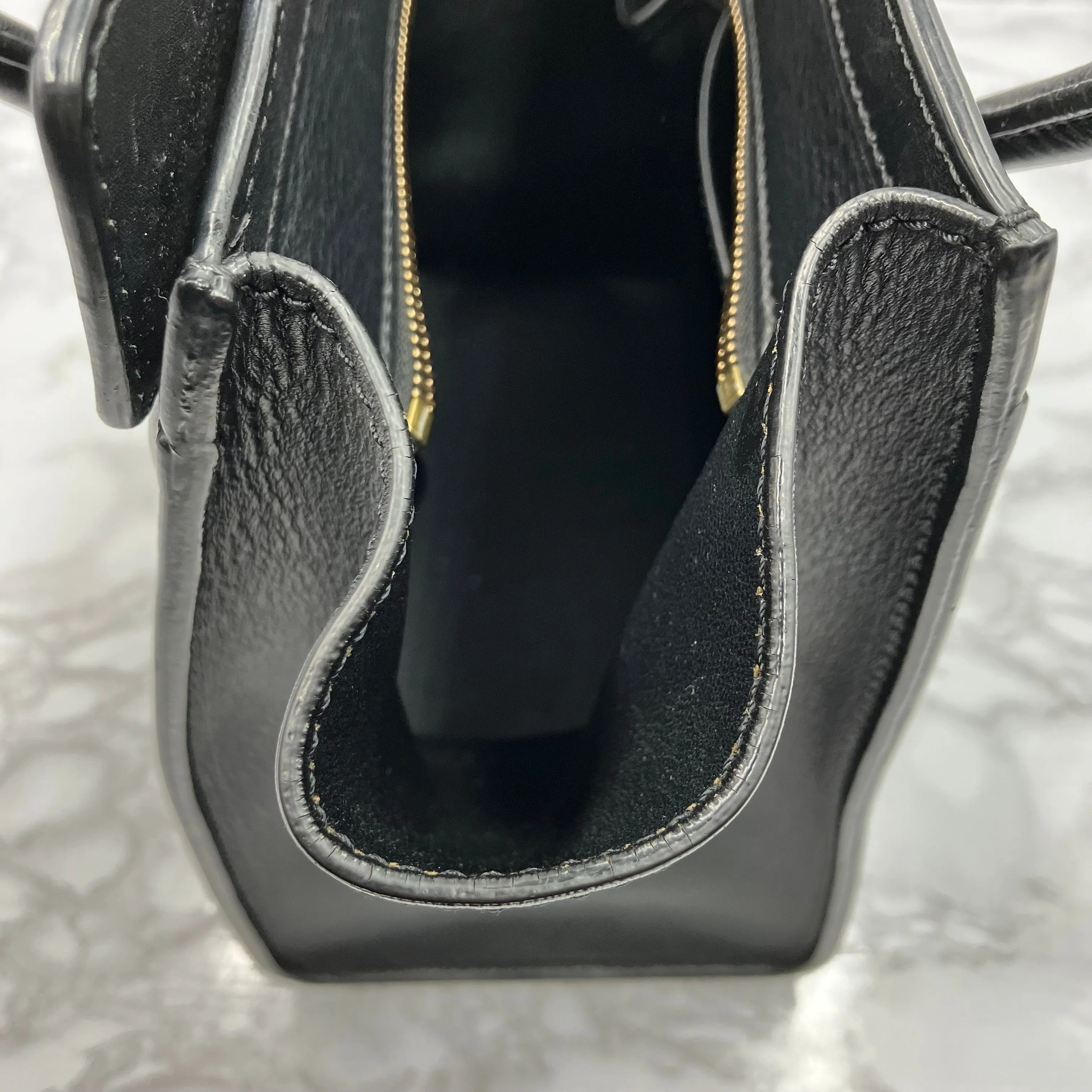 CELINE Luggage Micro Shopper