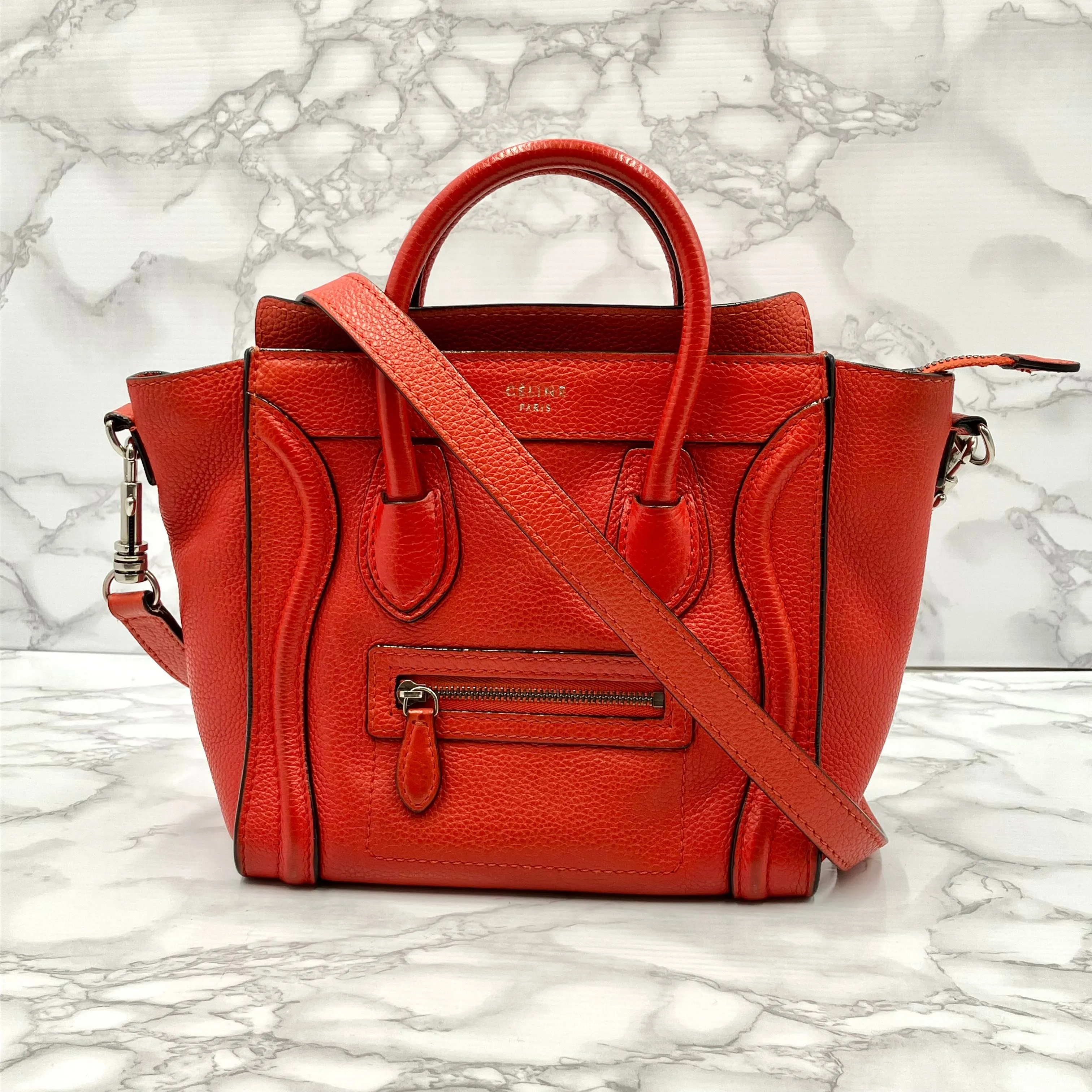 CELINE Luggage Nano shopper