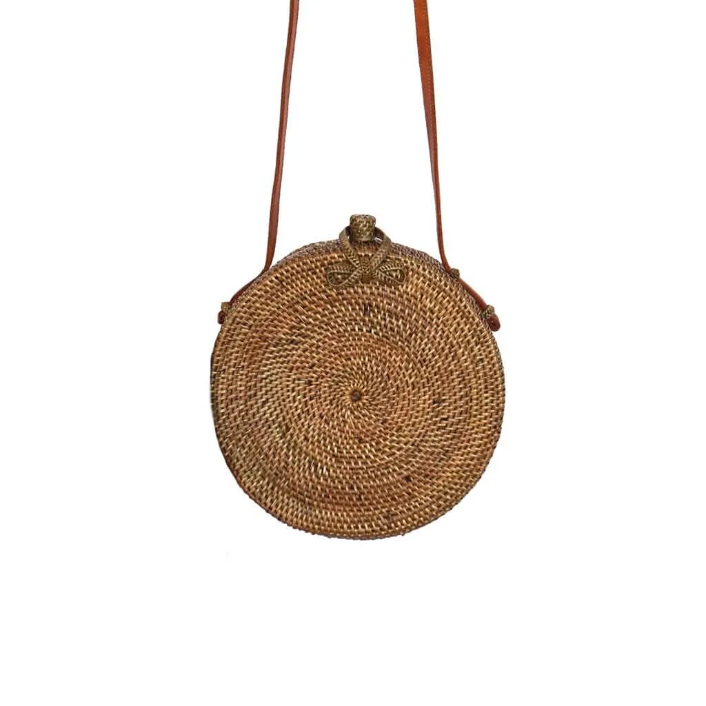 Classic Round Natural Bag