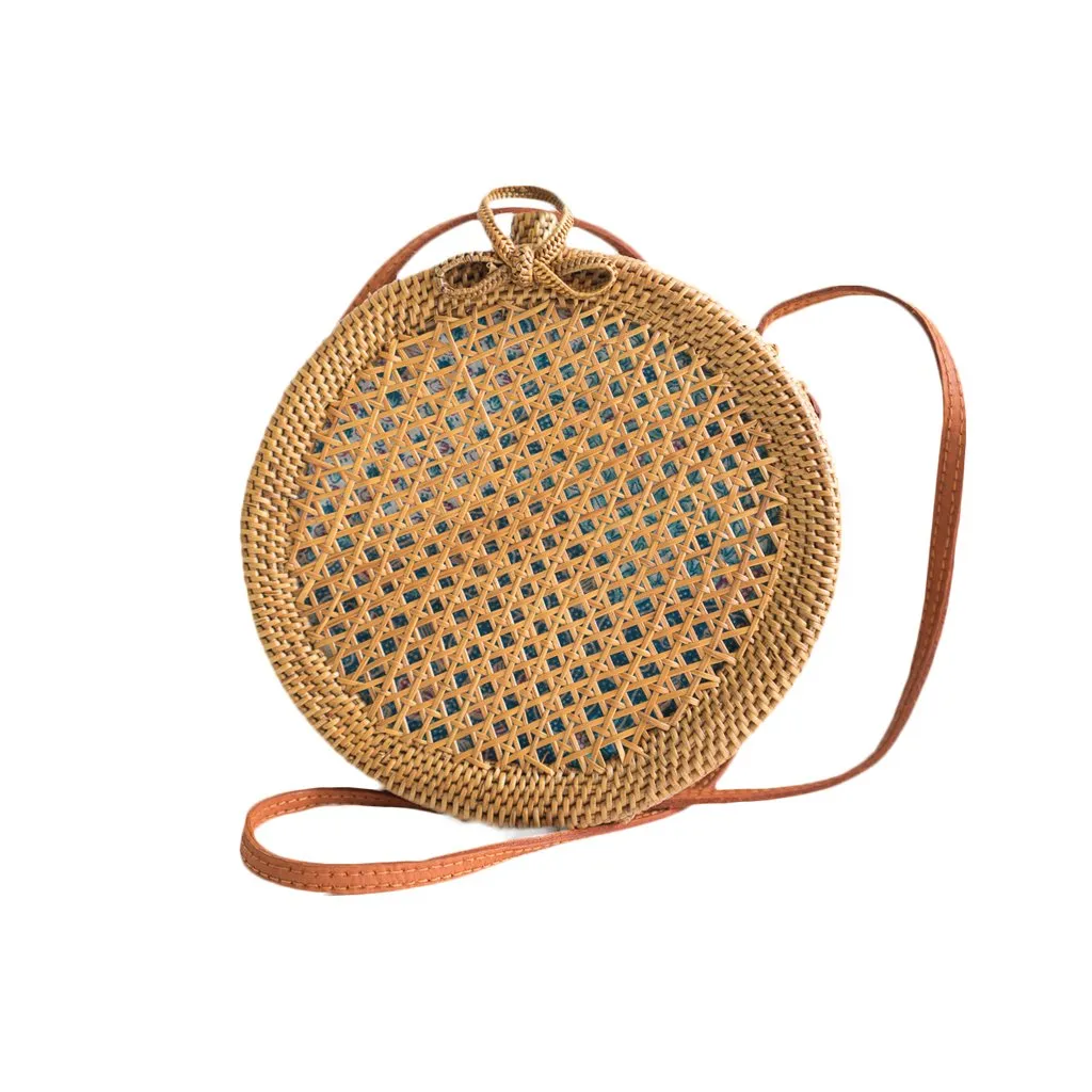 Classic Round Natural Mesh Bag