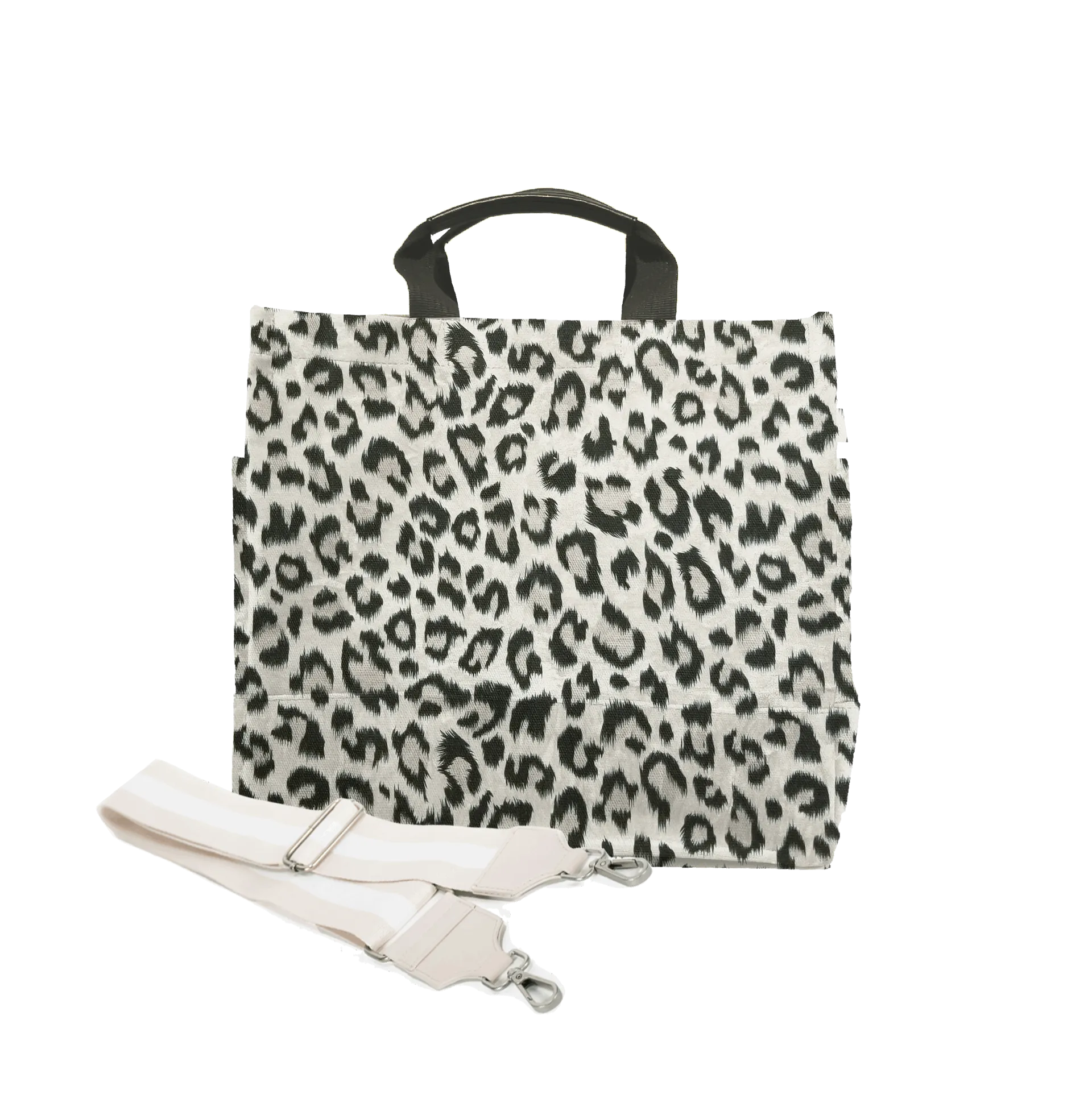 Color Stripes: Leopard North South Bag