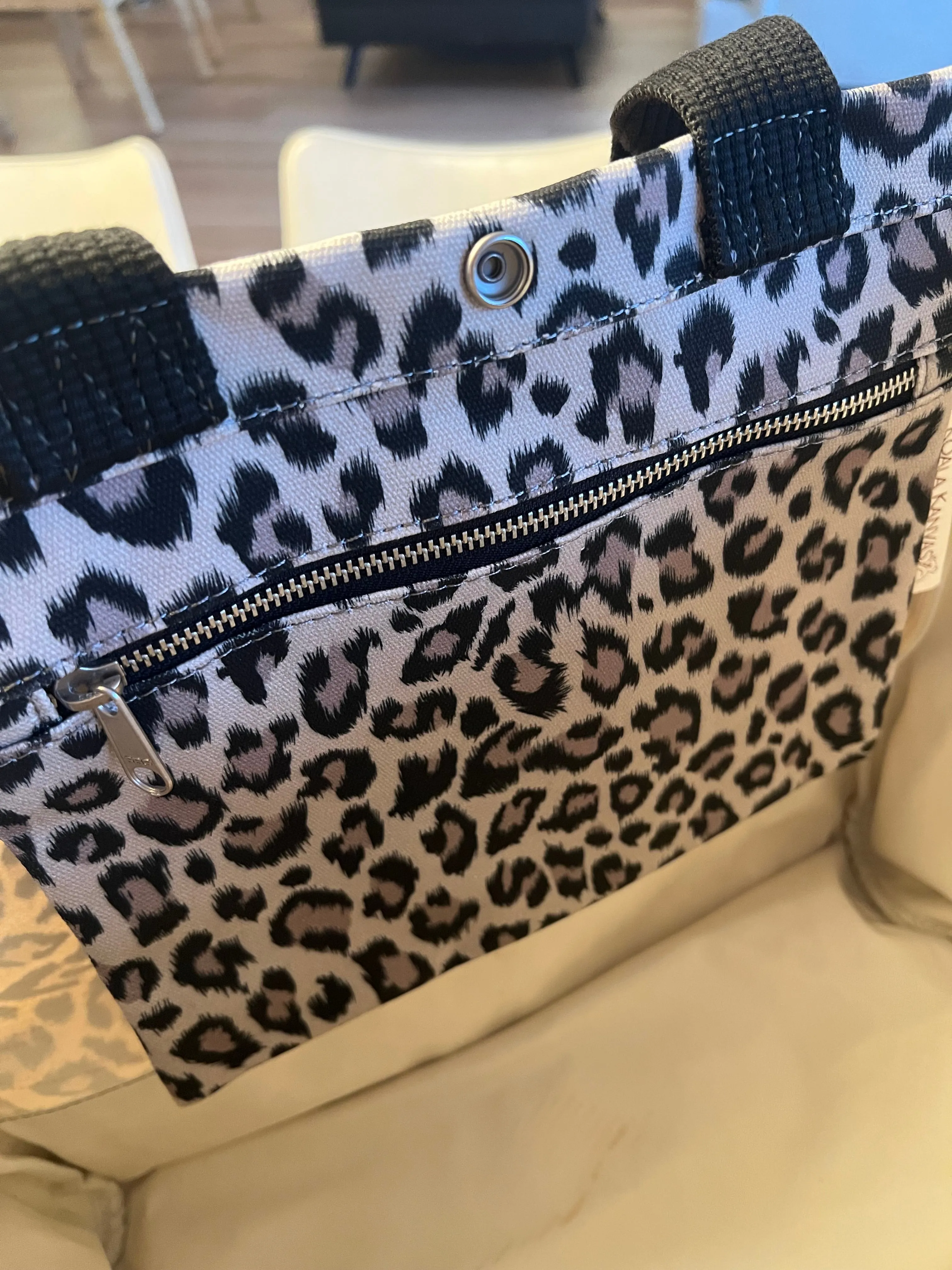 Color Stripes: Leopard North South Bag