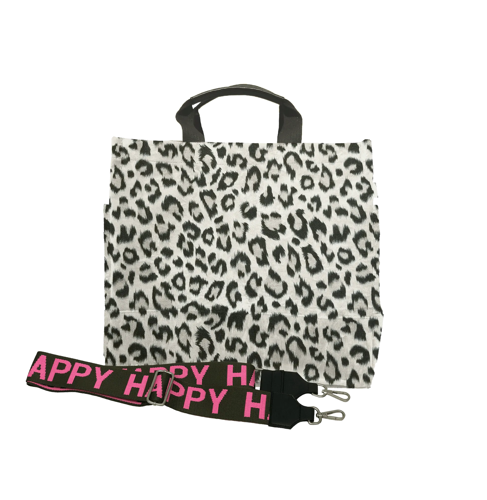 Color Stripes: Leopard North South Bag