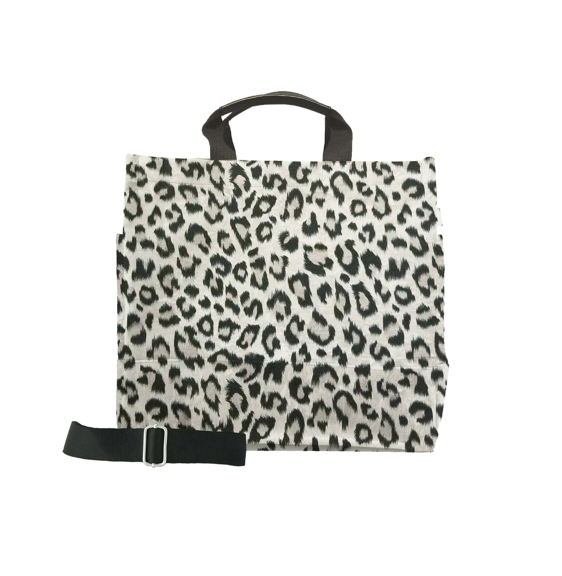 Color Stripes: Leopard North South Bag