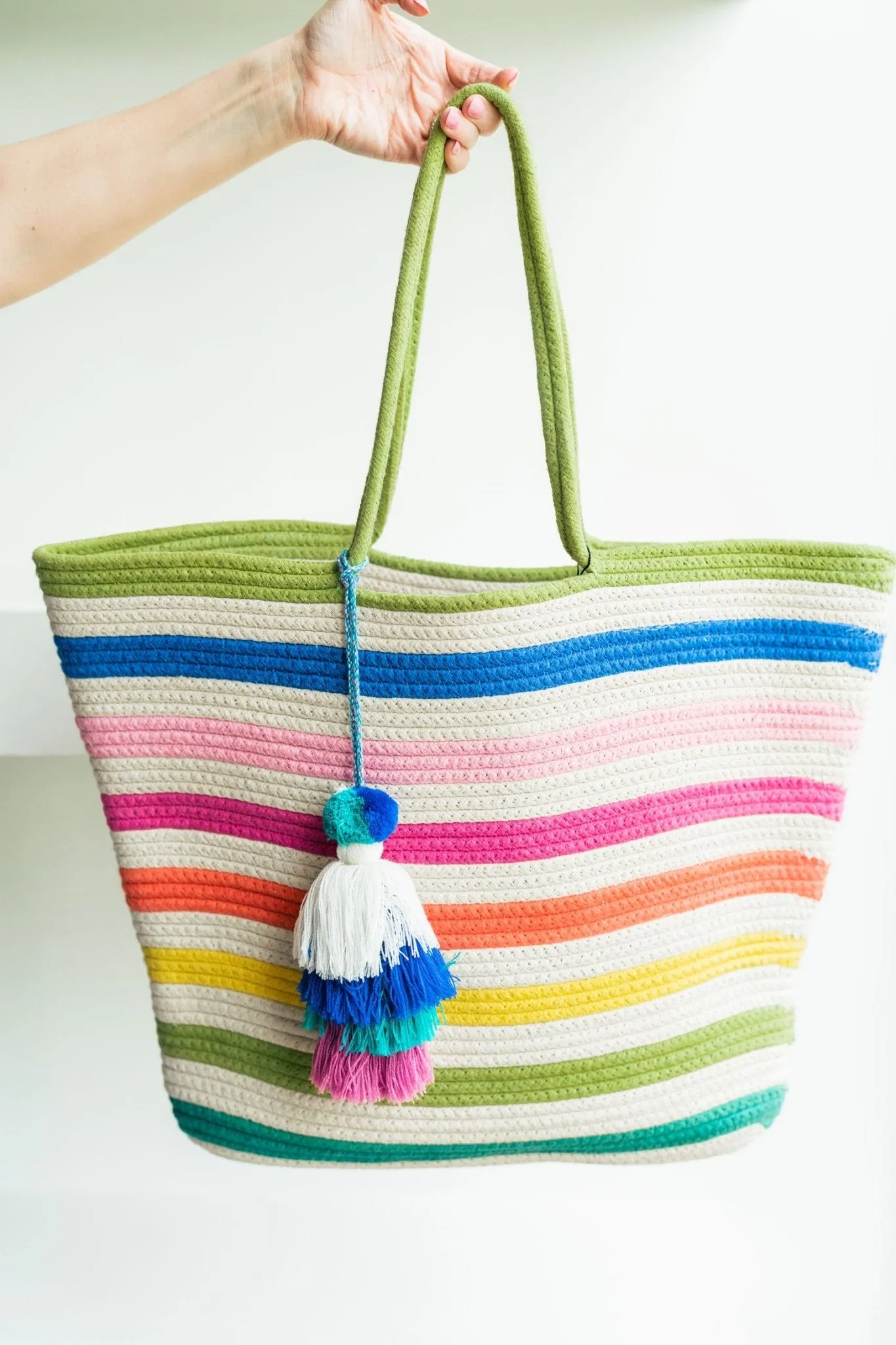 Cotton Stripe Tote