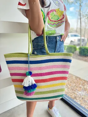 Cotton Stripe Tote