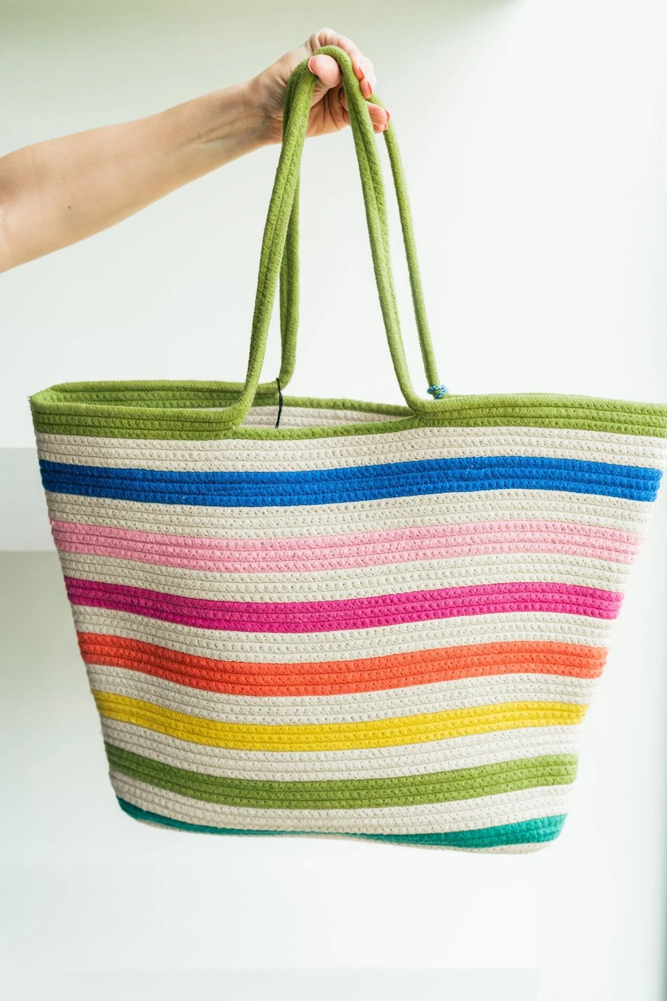 Cotton Stripe Tote