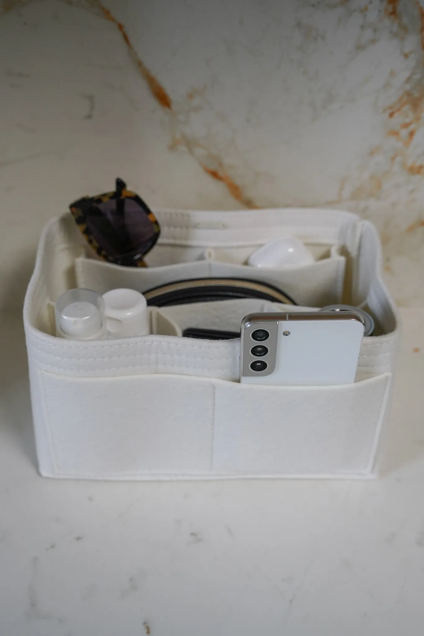 Cream Handbag Organiser