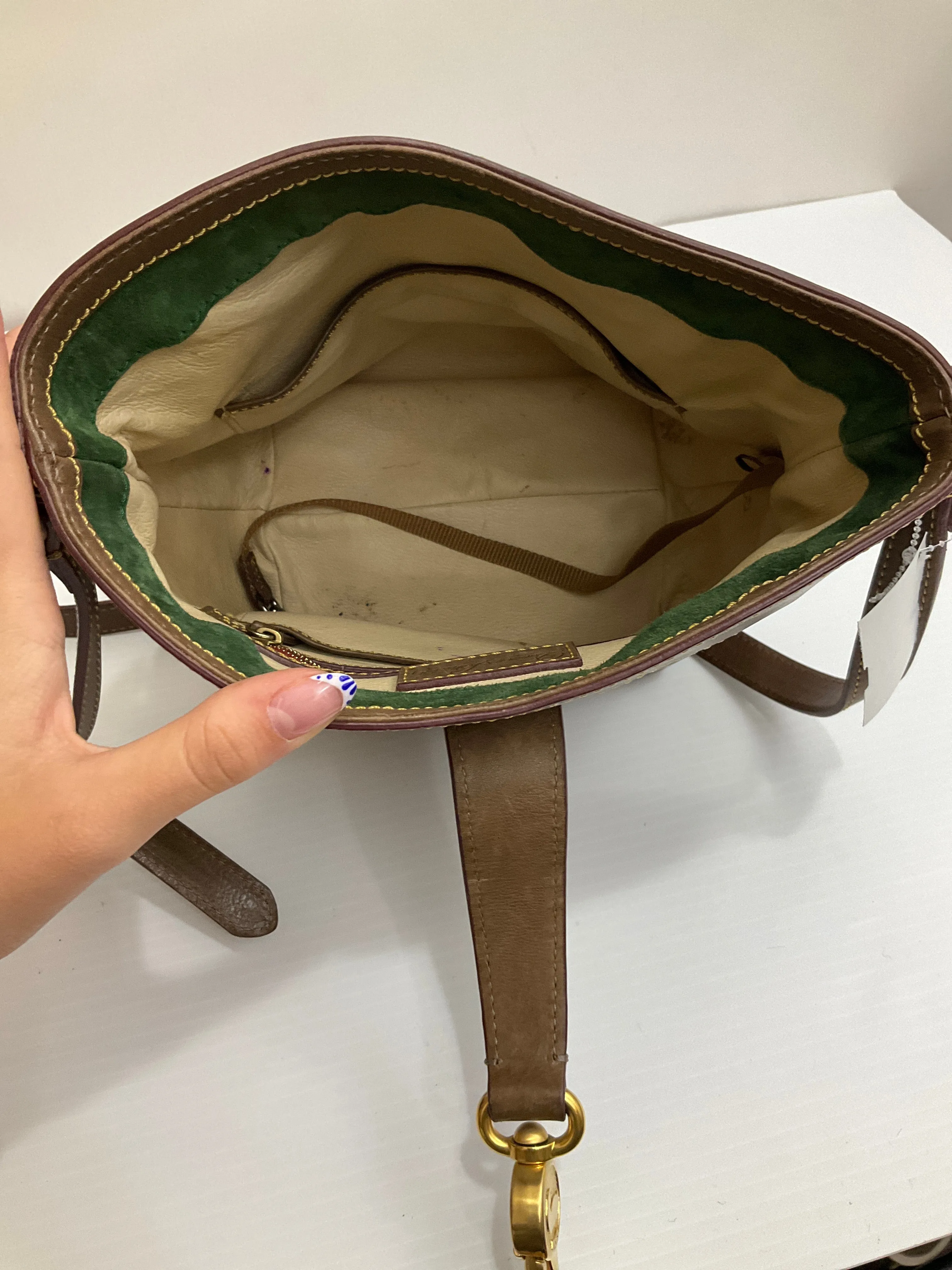 Crossbody Leather By Dooney And Bourke, Size: Medium