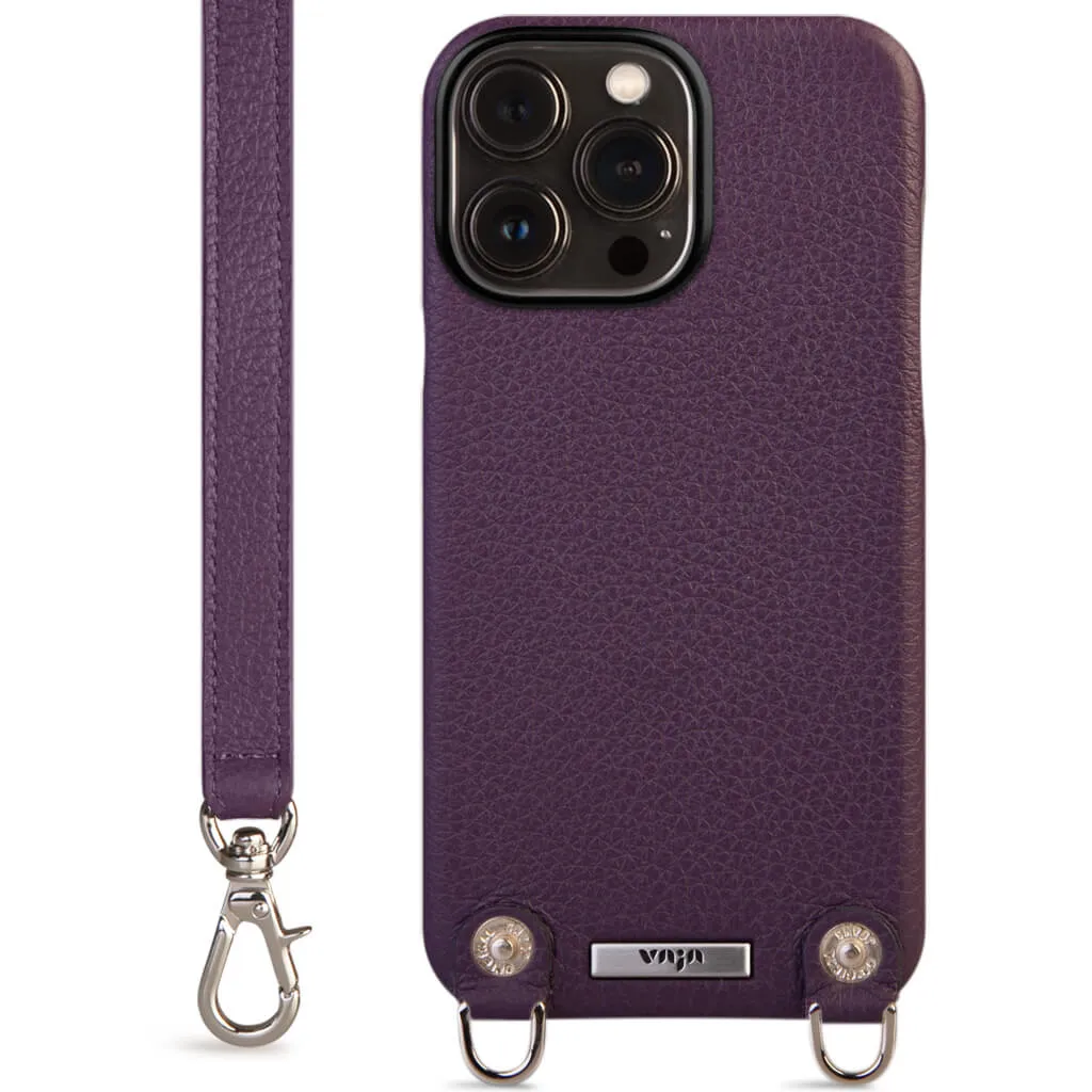 Custom Crossbody iPhone 14 Pro Max leather case