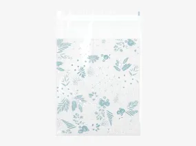 DailyLike Breeze Flower Medium Clear Gift Bag