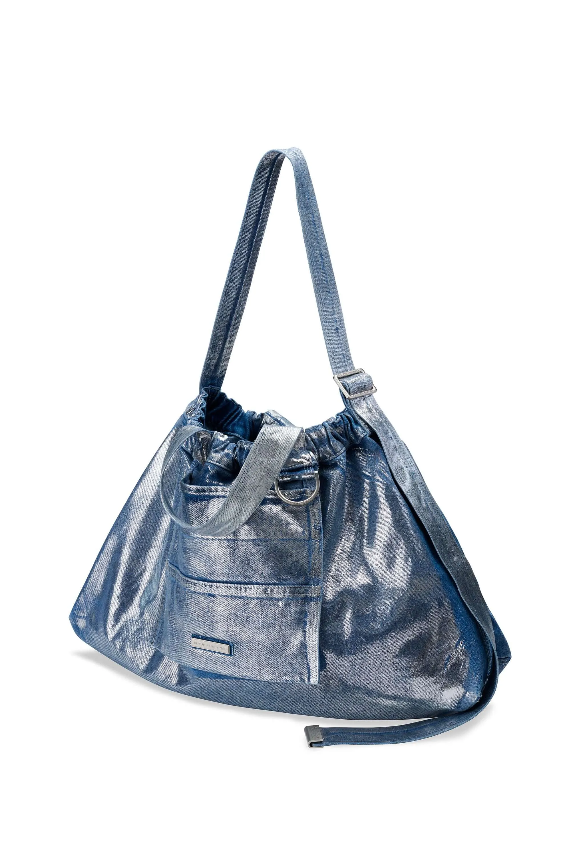 Denim XL Dumpling Bag