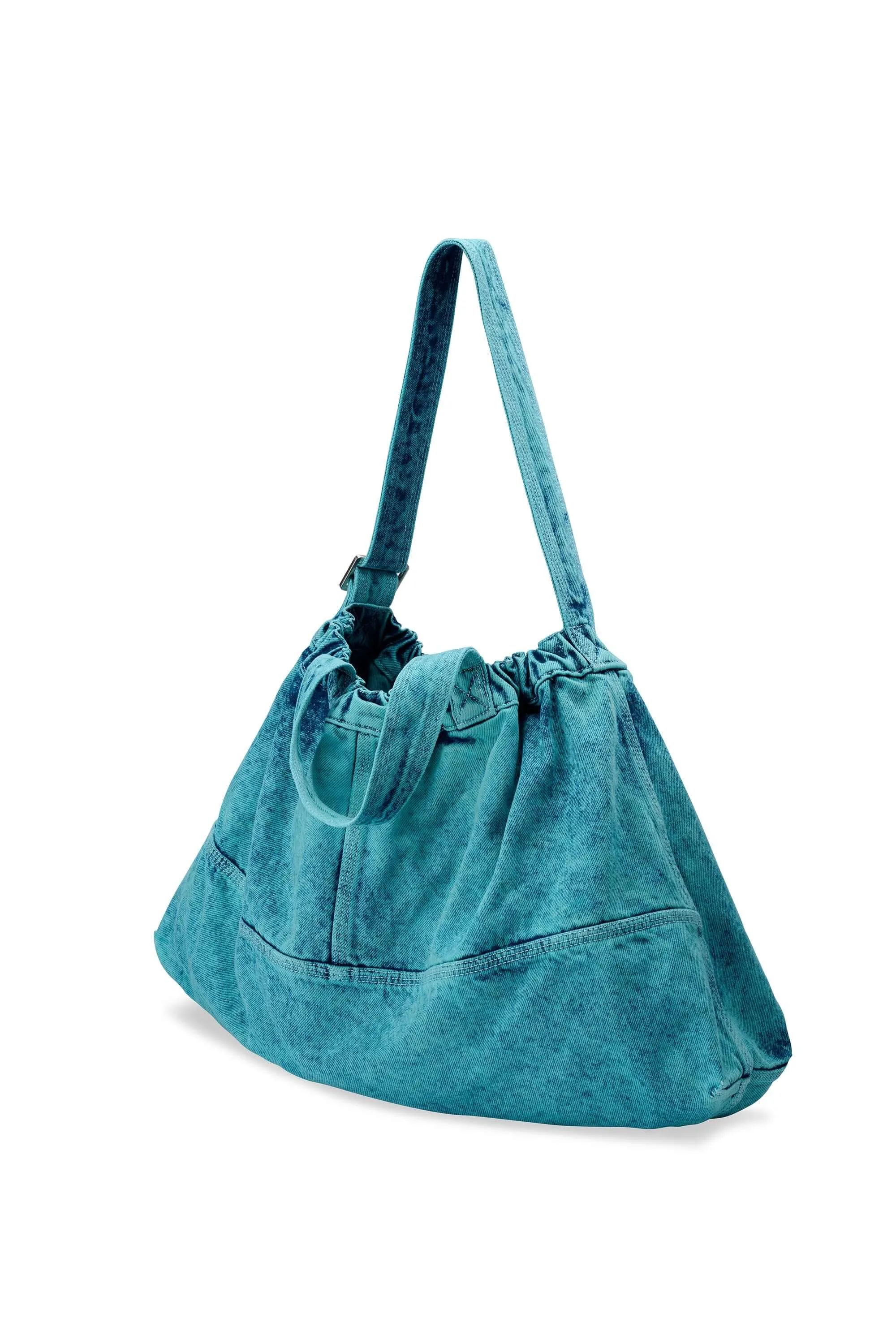 Denim XL Dumpling Bag