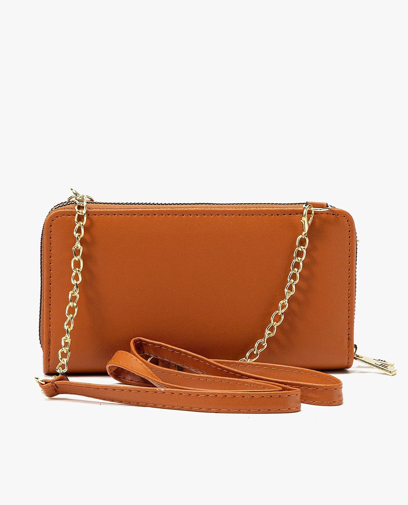 DIANA LASER CUT DOUBLE ZIP CROSSBODY BAG AND WALLET COMBO