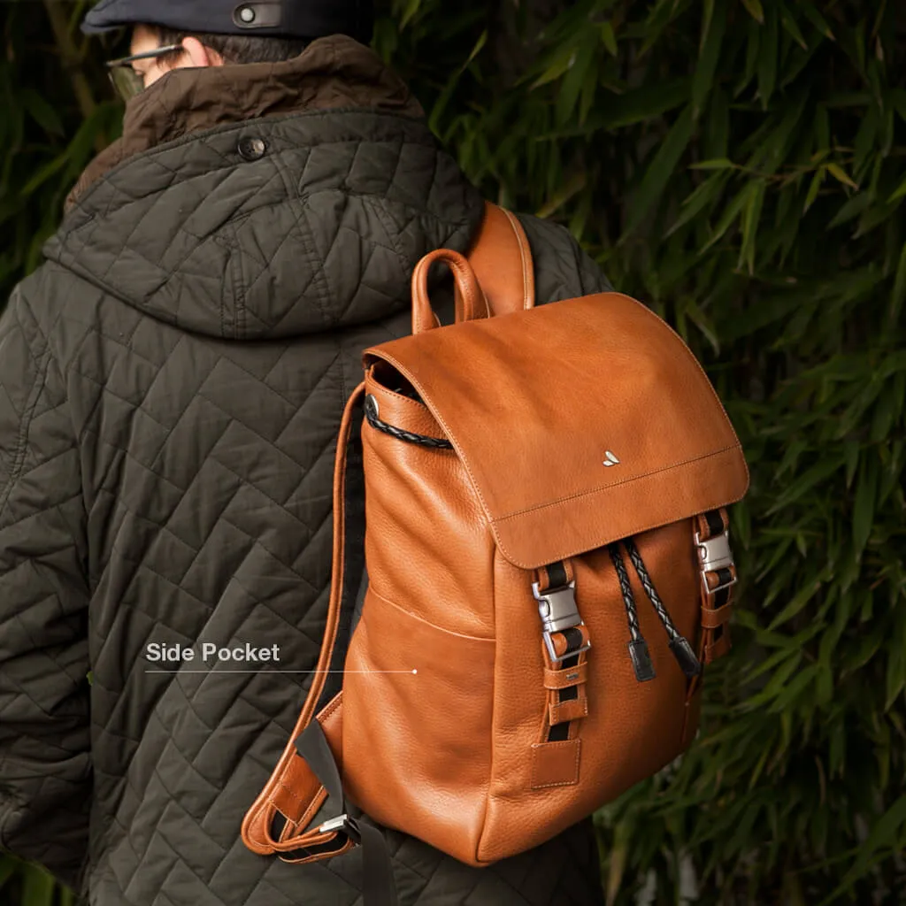 Explorer Leather Backpack