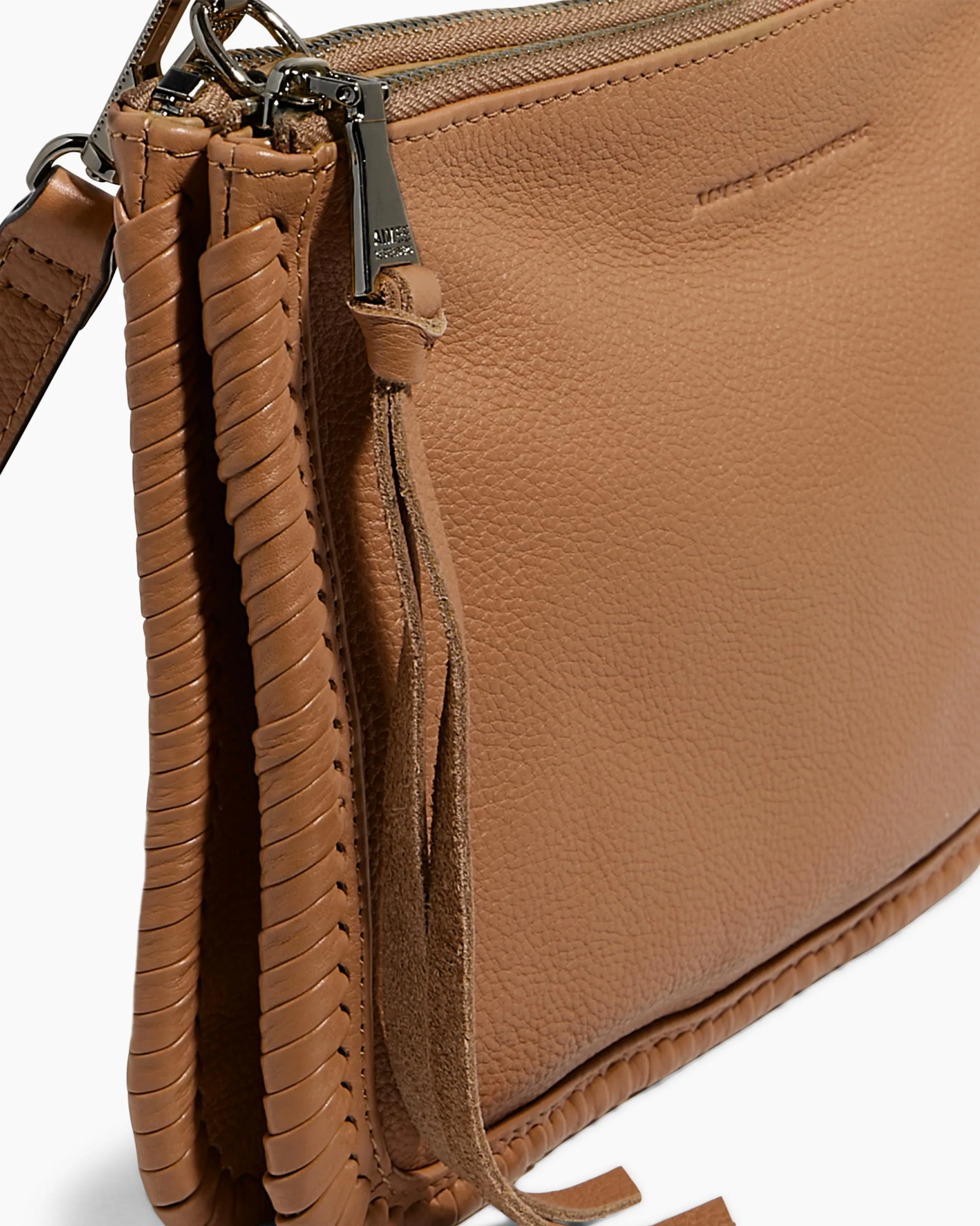 Famous Double Top Zip Crossbody