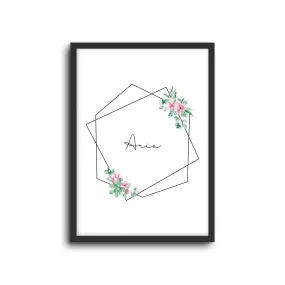 Floral - Custom Name