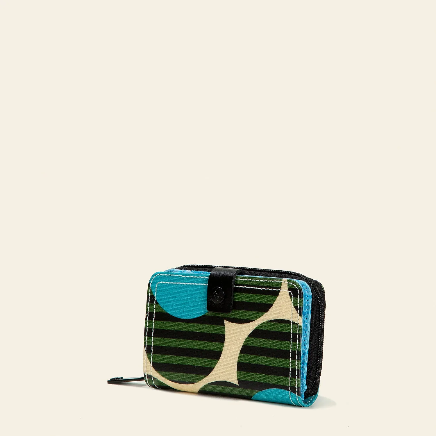 Frankie Foldout Wallet - Stripe Flower Calypso