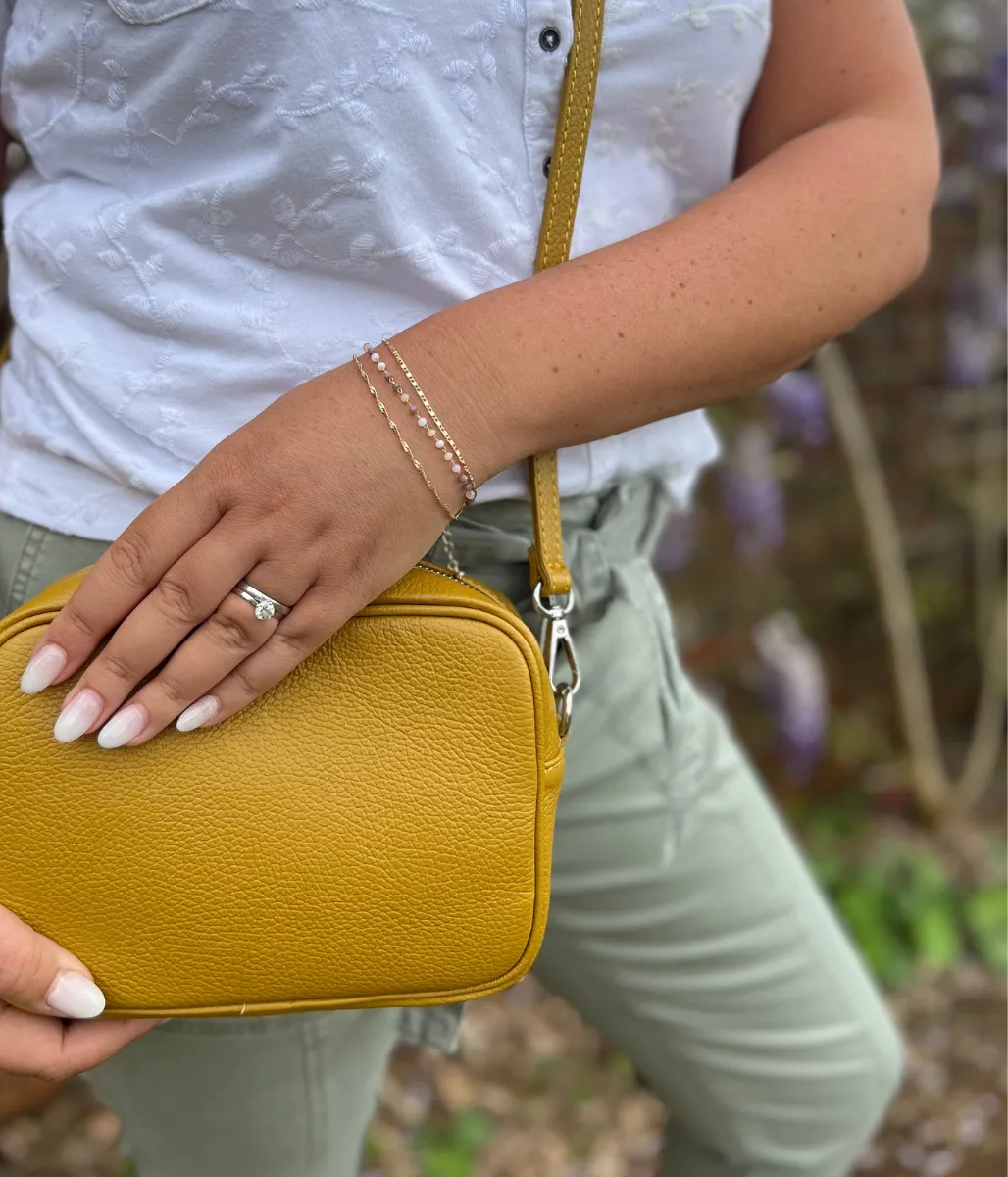 Gold Dainty Beaded Bracelet