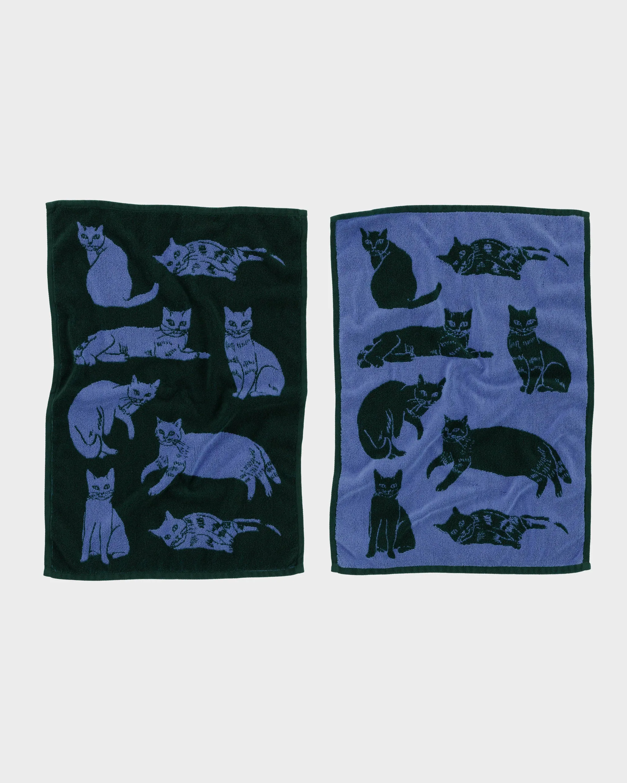 Hand Towel Set of 2 in Cats