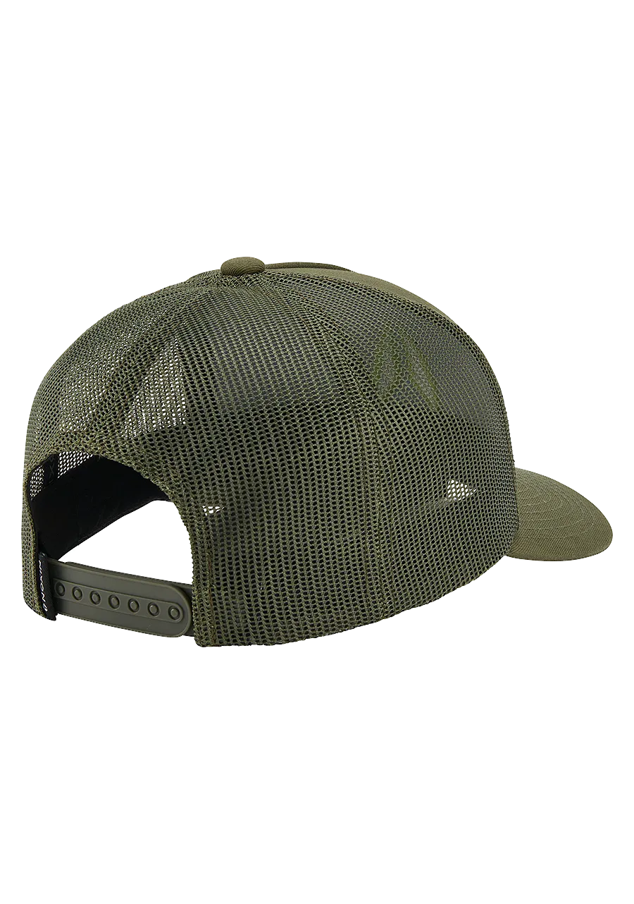 Iconed Trucker Hat - Olive