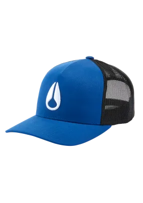 Iconed Trucker Hat - Royal / Black